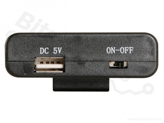 Battery holder AA Penlite x 4 (6V) with switch/USB connector